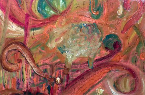 Peinture à l'huile. Dessine-moi un mouton - Peinture - Roselin-Art Peinture à l'huile. Dessine-moi un mouton - Peinture - Roselin-Art