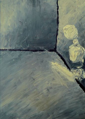 Peinture à l'huile au couteau. Isoler - Peinture - Roselin-Art Peinture à l'huile au couteau. Isoler - Peinture - Roselin-Art