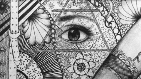 L'artiste Roselin-Art - Dessin au stylo. Délices L'artiste Roselin-Art - Dessin au stylo. Délices