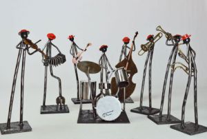 Sculpture de Roger FLORES: Big band