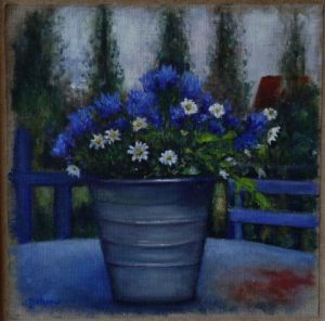 Voir le détail de cette oeuvre: Le bouquet bleu