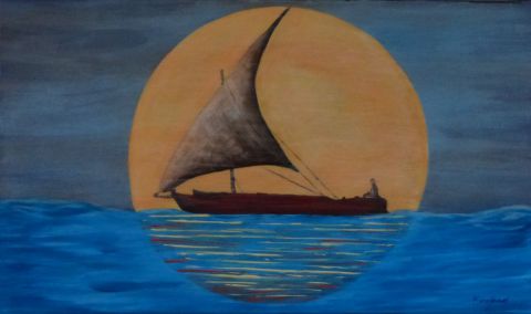 L'artiste Ramie - bateau pêcheur de Madagascar 