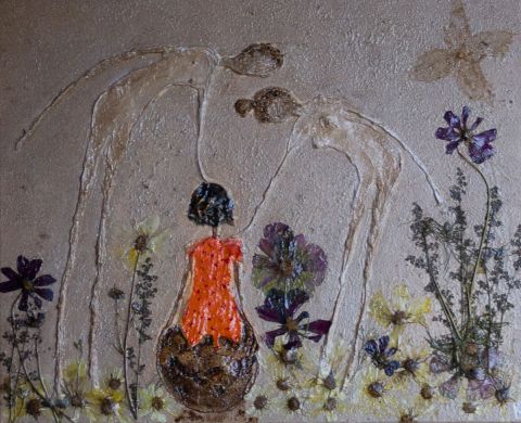 L'enfant - Peinture - karolien peintures