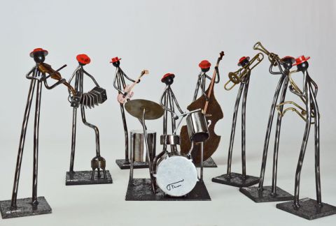 Big band - Sculpture - Roger FLORES