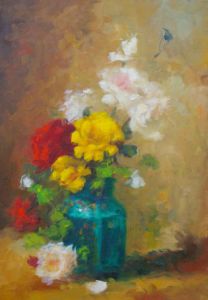 Voir le détail de cette oeuvre: bouquet coloré