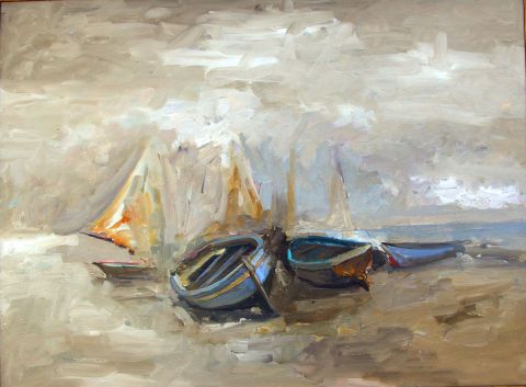 La galerie d'art GALERIEDART Faouzizneidi - les barques La galerie d'art GALERIEDART Faouzizneidi - les barques