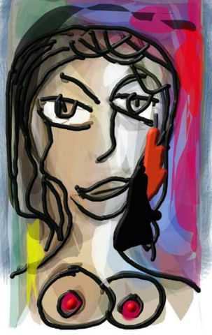 Portrait  1 - Art numerique - Jacky Patin