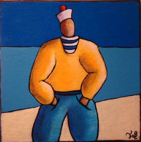 le matelot - Peinture - fabinonzoli le matelot - Peinture - fabinonzoli