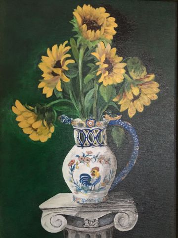 fleurs du soleil - Peinture - dirtsaArt83140