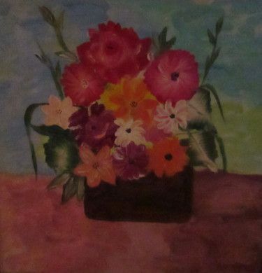 L'artiste JODAFLEURS - panier de fleurs des champs