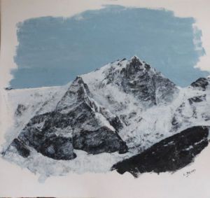 Peinture de Christian Bligny: Montagne 3