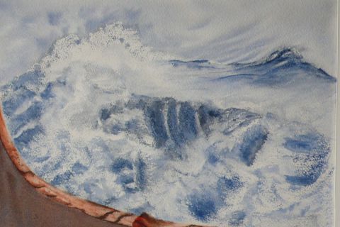 L'artiste MaryBraem - Grosse vague