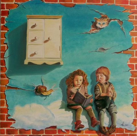 Conte de fées - Peinture - diduta Conte de fées - Peinture - diduta