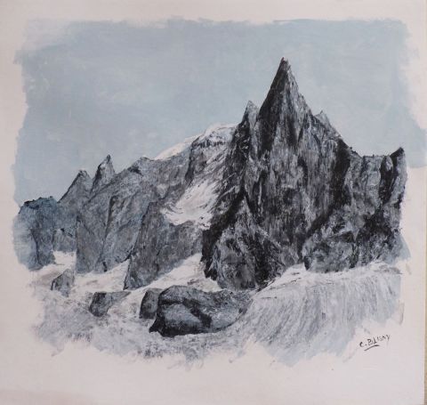 Montagne 2 - Peinture - Christian Bligny