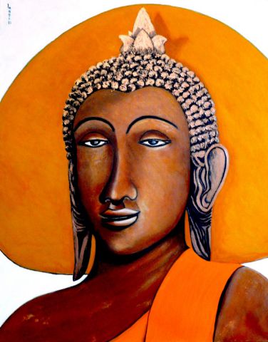 BUDDHA - Peinture - LANOE