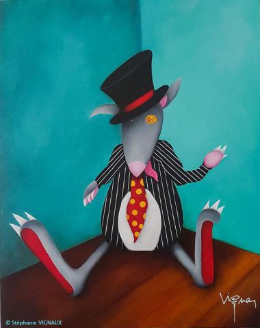 Louchien Ginsburg - Peinture - Stephanie VIGNAUX Louchien Ginsburg - Peinture - Stephanie VIGNAUX