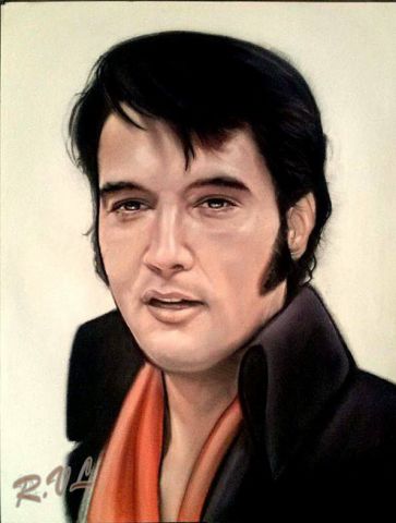 Elvis presley - Dessin - richard van lierde Elvis presley - Dessin - richard van lierde
