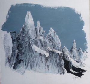 Peinture de Christian Bligny: Montagne 5
