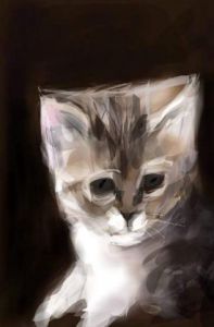 Voir cette oeuvre de Jacky Patin: Le petit chat