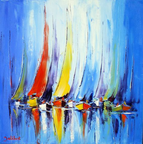 Bleu océan - Peinture - francis JALIBERT Bleu océan - Peinture - francis JALIBERT