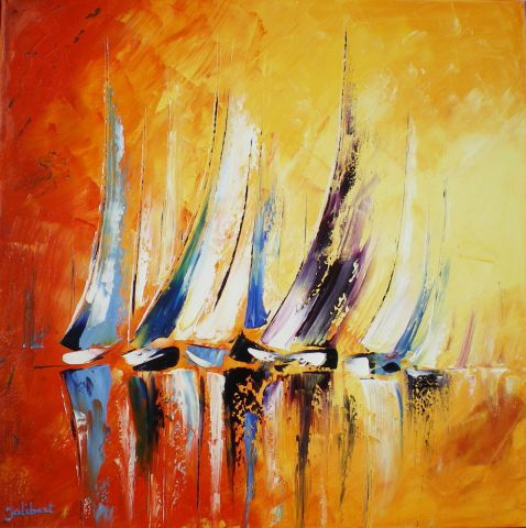 Impression voiliers - Peinture - francis JALIBERT Impression voiliers - Peinture - francis JALIBERT