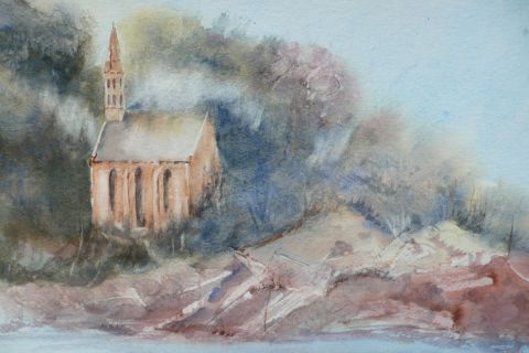 La Chapelle de la Trinité (22) - Peinture - MaryBraem