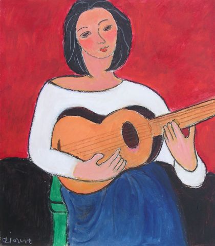 L'artiste DENISE JOUVE - la guitariste L'artiste DENISE JOUVE - la guitariste