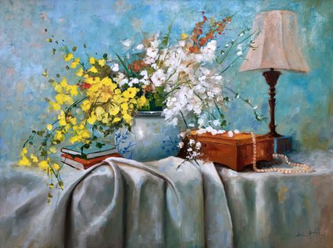 nature morte NZ36 - Peinture - nejib zneidi nature morte NZ36 - Peinture - nejib zneidi