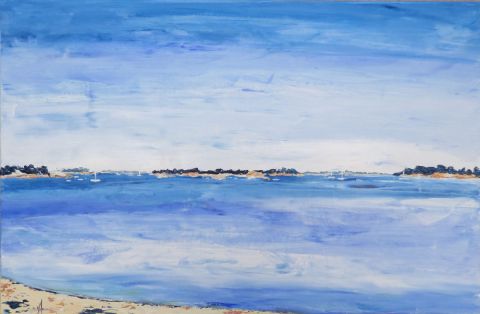 L'artiste valerie jouve - golfe du morbihan L'artiste valerie jouve - golfe du morbihan