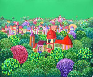 Voir cette oeuvre de Mimi Revencu: Memories In Green