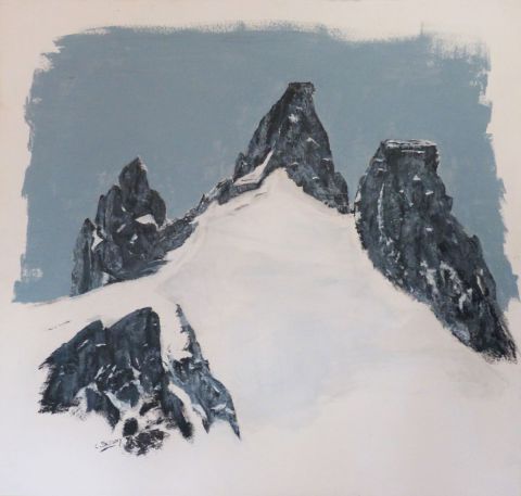Montagne 6 - Peinture - Christian Bligny