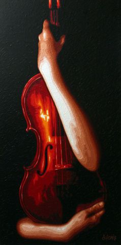Violon Passion - Peinture - guionie jean Violon Passion - Peinture - guionie jean