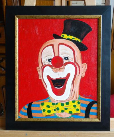 L'artiste anadlastrebor - Clown blanc
