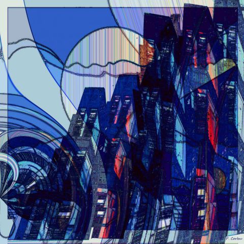 BlueCity - Art numerique - Corbu Pierre