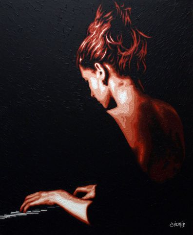 Envoutantes Gammes Musicales - Peinture - guionie jean Envoutantes Gammes Musicales - Peinture - guionie jean