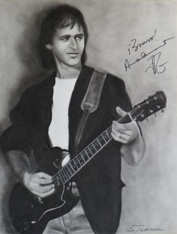 Portrait Jean-Jacques Goldman - Dessin - le trionnaire Portrait Jean-Jacques Goldman - Dessin - le trionnaire