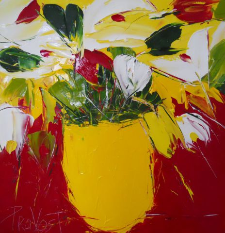 Renaissance du printemps - Peinture - Sylvie Provost