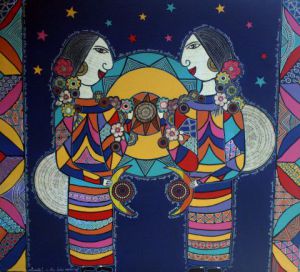 Peinture de ANTOINE MELLADO: Les mille et une nuits 4