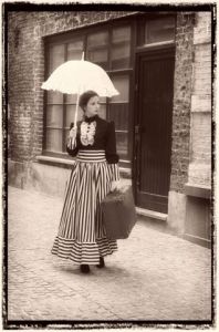 Photo de Piero: femme à l'ombrelle