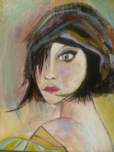 Peinture de soffya: Le visage de Mary