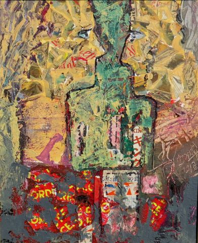 PROFILS GRAFFITIS, - Peinture - DONNEAUD PROFILS GRAFFITIS, - Peinture - DONNEAUD