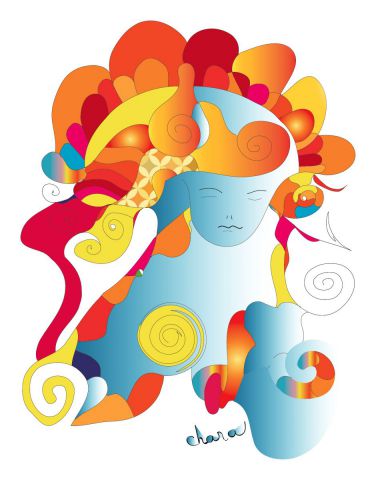 Joyeux - Art numerique - chara Joyeux - Art numerique - chara