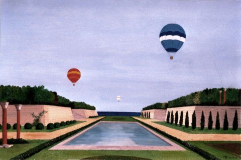 L'artiste Henri SACCHI - Ballons