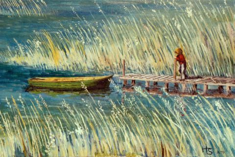 L'artiste Henri SACCHI - Le ponton