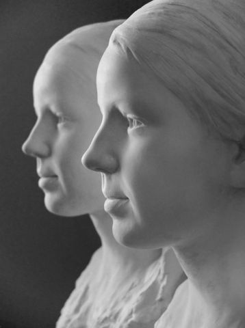 Profils - Sculpture - Laurent mc sculpteur portrait