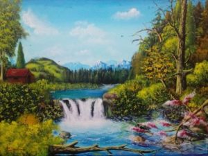 Voir le détail de cette oeuvre: Waterfall River