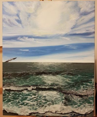 The limitless Ocean - Peinture - Katarina Meyers