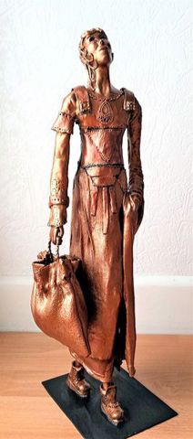 LA VOYAGEUSE - Sculpture - ADELAHYD