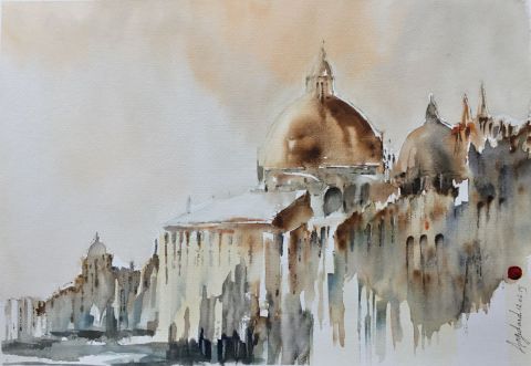 Venise - Peinture - Angedard