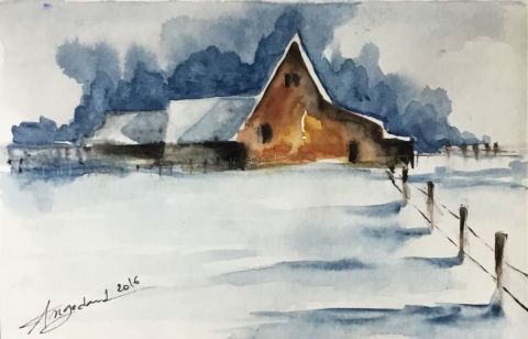 L'artiste Angedard - La neige